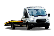 Car Hire Vanhirehayes - White Ford Transit Recovery Vehicle - Van hire Vanhirehayes